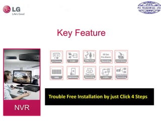 NVR
Key Feature
Trouble Free Installation by just Click 4 Steps
 