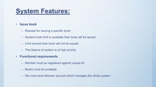 Library Management system | PPTX