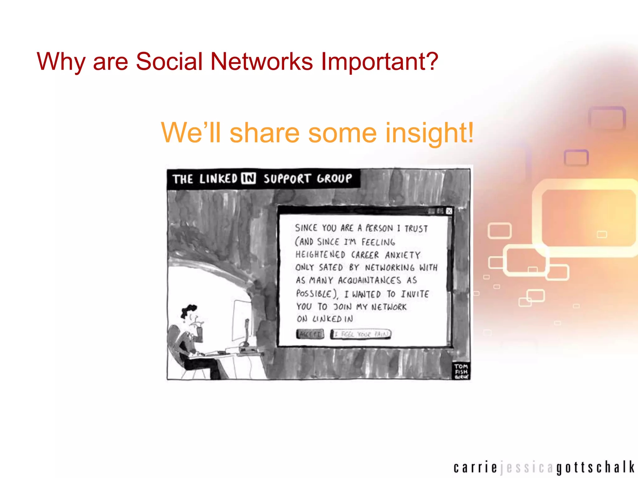 Why are Social Networks Important?We’ll share some insight!