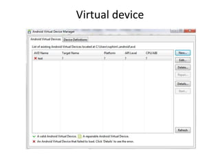 Virtual device 
 