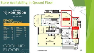 Store Availability in Ground Floor
Option 1
Option 2
 