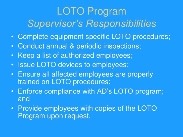 LOTO Training