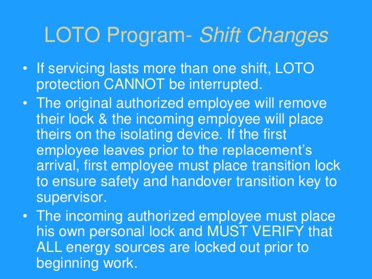 LOTO Training