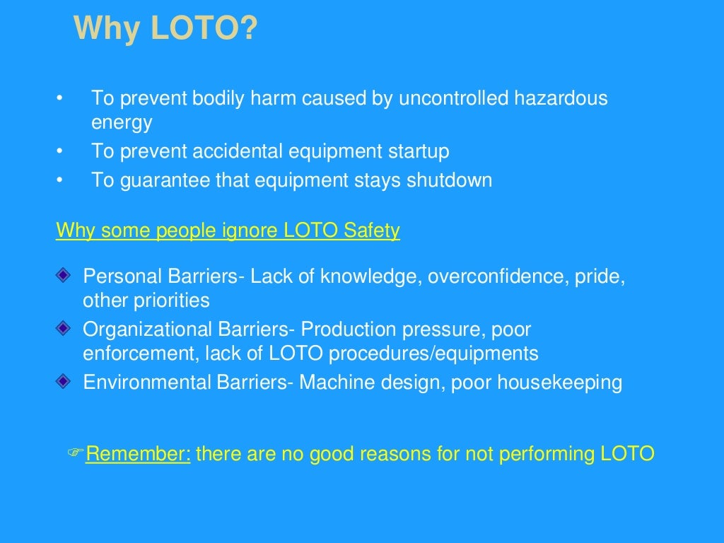 LOTO Training