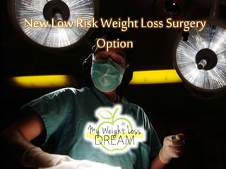 New Low Risk Weight Loss Surgery
Option
 