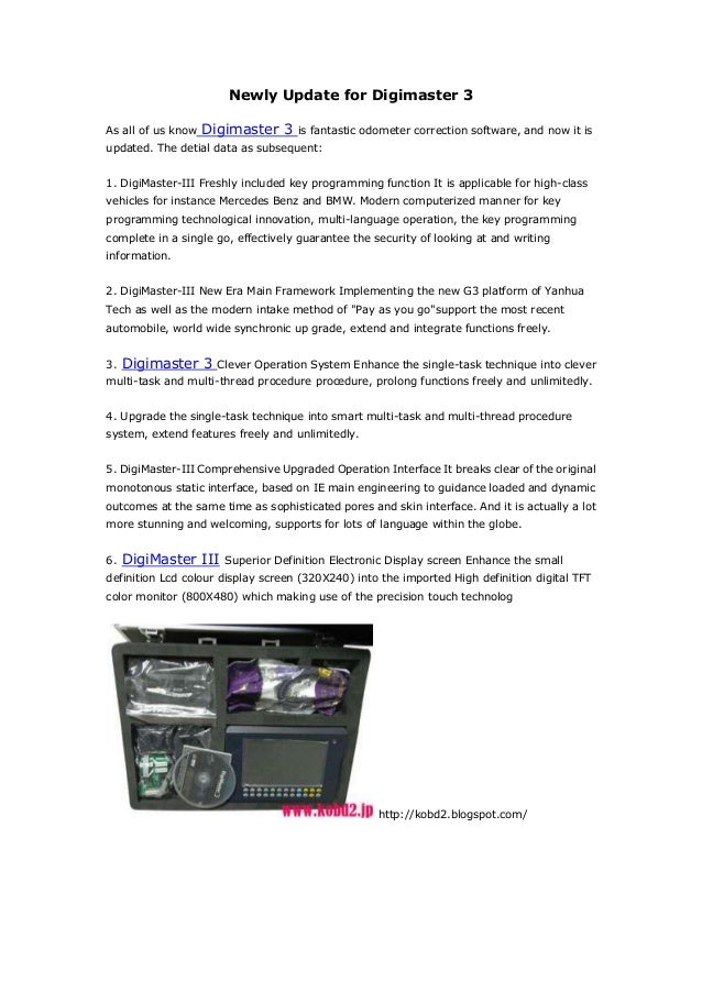 Digimaster 3 Software Download Digimaster 3 Software Download