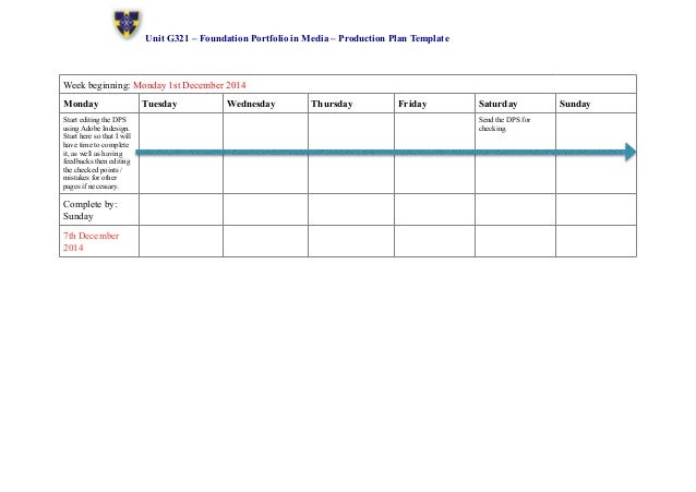new magazine production plan template production plan template