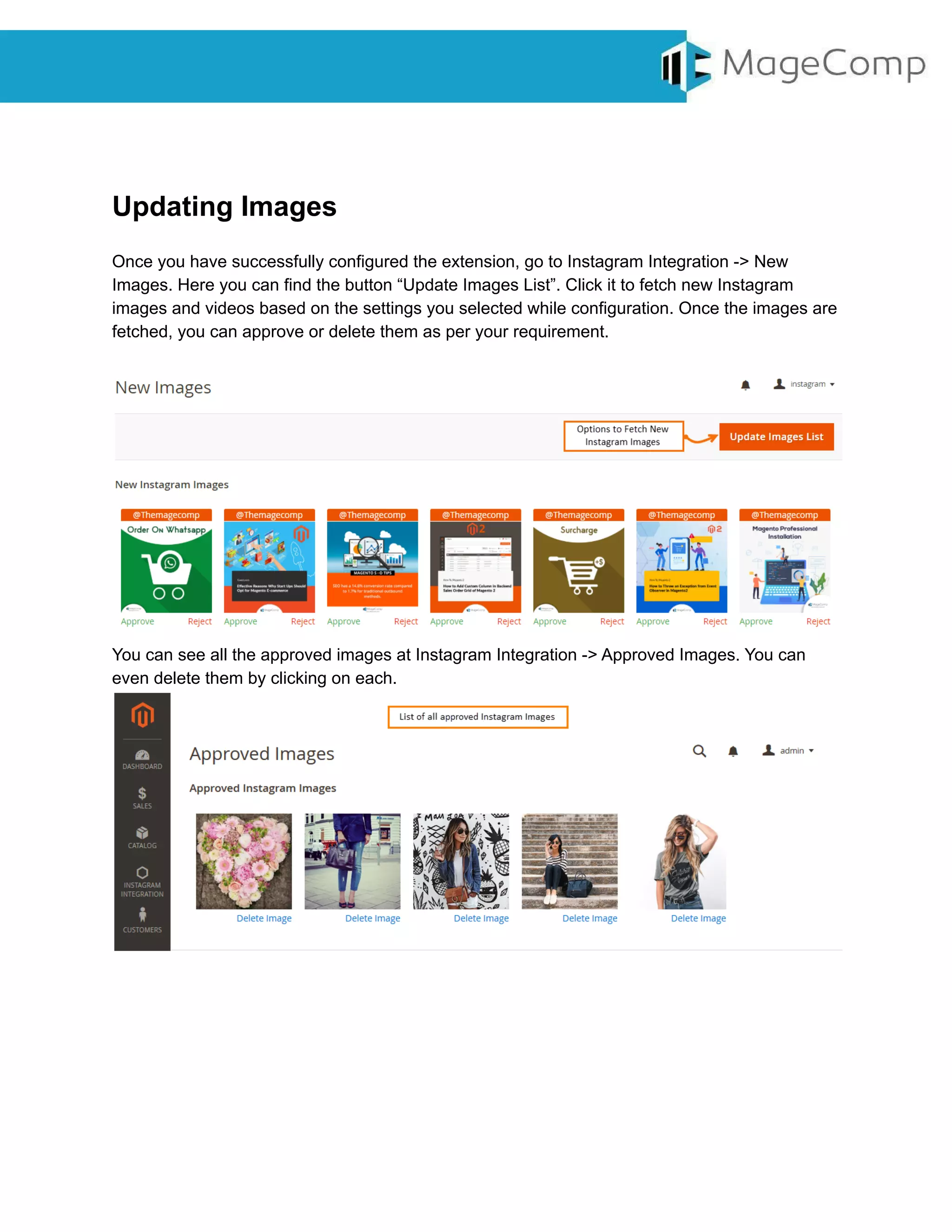 Magento 2 Instagram Feed PDF