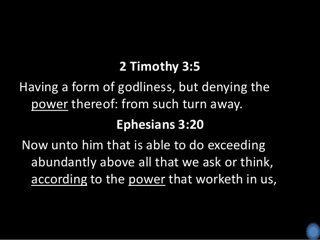 new man a form of godliness