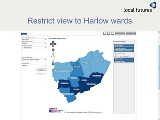 Restrict view to Harlow wards