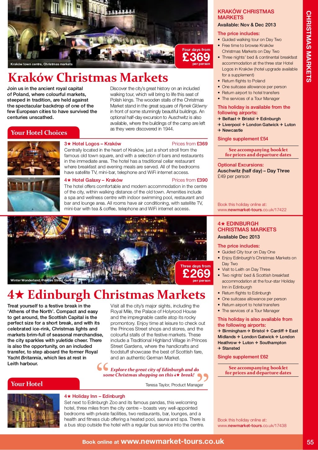 Newmarket Holidays Escorted holidays