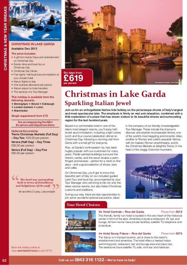 Newmarket Holidays Escorted holidays