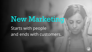 New Marketing
starts with
people
endS with
customers
&
 