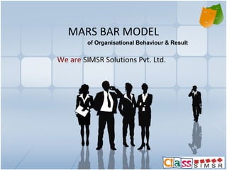MARS BAR MODEL
We are SIMSR Solutions Pvt. Ltd.
of Organisational Behaviour & Result
 