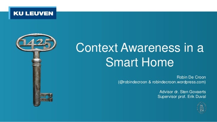 Smart home master thesis