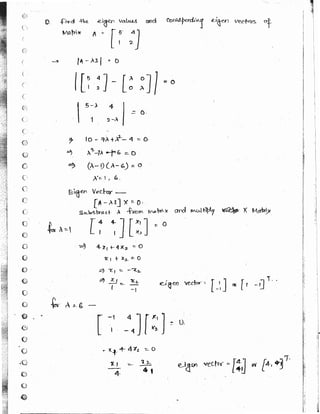 New math 2 made easy hand written notes Gate ECE | PDF