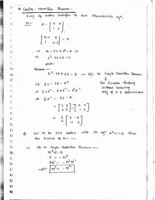Ece Writing Math New math 2 made easy hand written notes Gate ECE | PDF