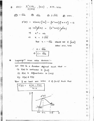 Ece Writing Math New math 2 made easy hand written notes Gate ECE | PDF