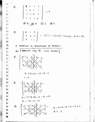 Ece Writing Math New math 2 made easy hand written notes Gate ECE | PDF