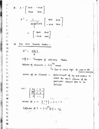 Ece Writing Math New math 2 made easy hand written notes Gate ECE | PDF