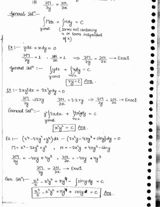 New math  made easy hand written notes Gate ECE