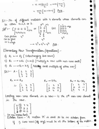 New math  made easy hand written notes Gate ECE
