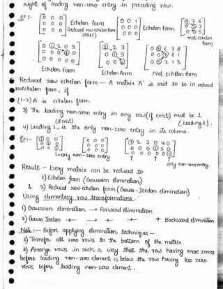 New math  made easy hand written notes Gate ECE