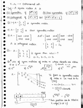 New math  made easy hand written notes Gate ECE