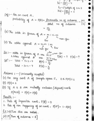 New math  made easy hand written notes Gate ECE
