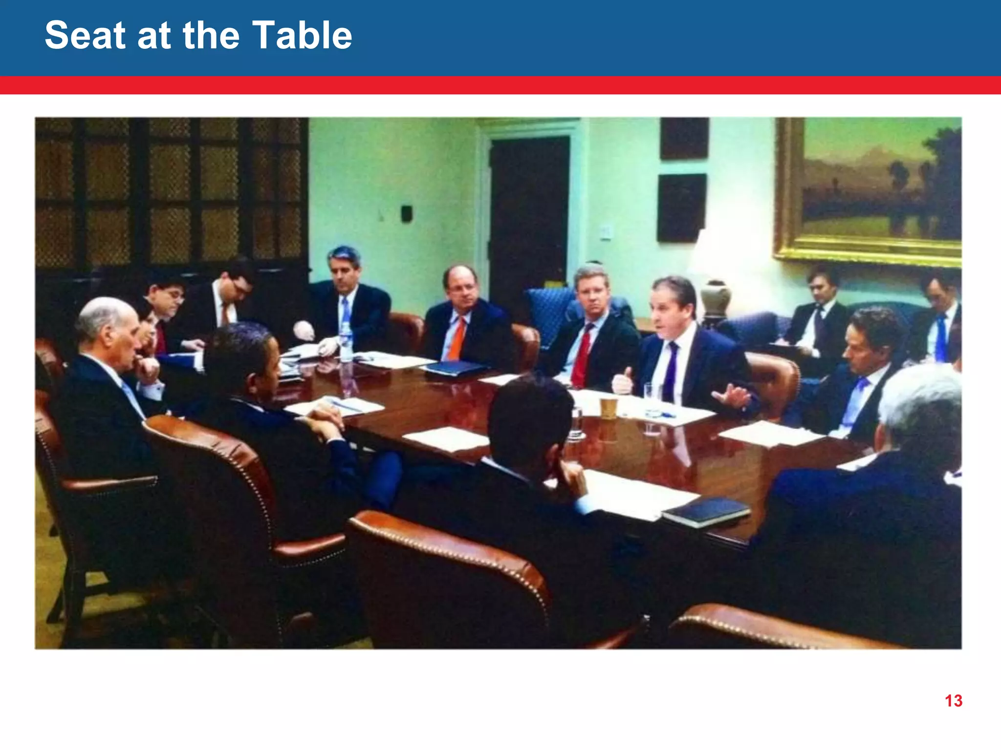 13
Seat at the Table
 