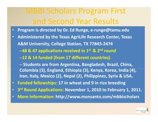 New  mbbi scholars_program