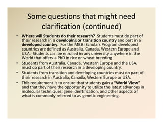 New  mbbi scholars_program