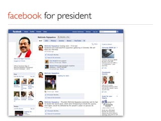 facebook for president
 