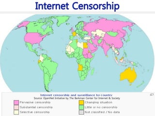 Source: OpenNet Initiative by The Berkman Center for Internet & Society
 
