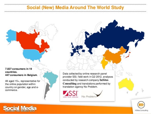 social new media around the world study7827 consumers in 19countries