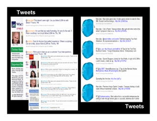 Tweets




         Tweets
 