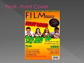 Crazy things teens may do.NarrativeMain Character is displayed throughout the trailerIn what ways does your media product use, develop or challenge forms and conventions of real media products ? Poster;Stereotypical colouring to relate to both genre’s.