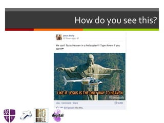 How do you see this?
 