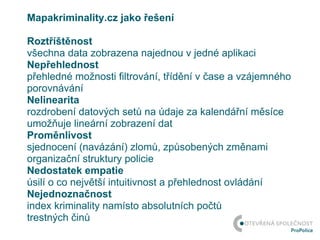 Mapakriminality.cz: Policejní data pro veřejnost