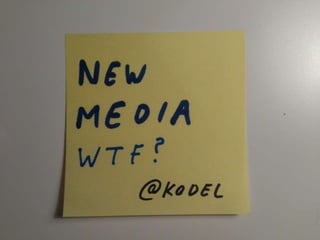 New media - VUB 