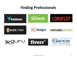 Finding Professionals
21@yusufchowdhury
 