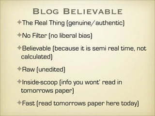 New Media Presentations