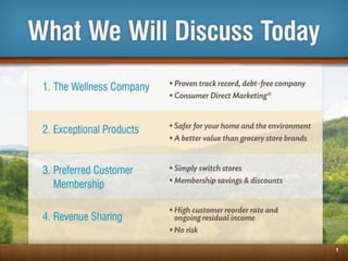 Melaleuca Presentation in English