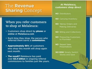 Melaleuca Presentation in English