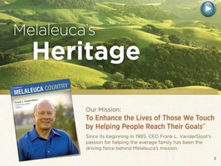 Melaleuca Presentation in English