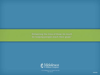 Melaleuca Presentation in English