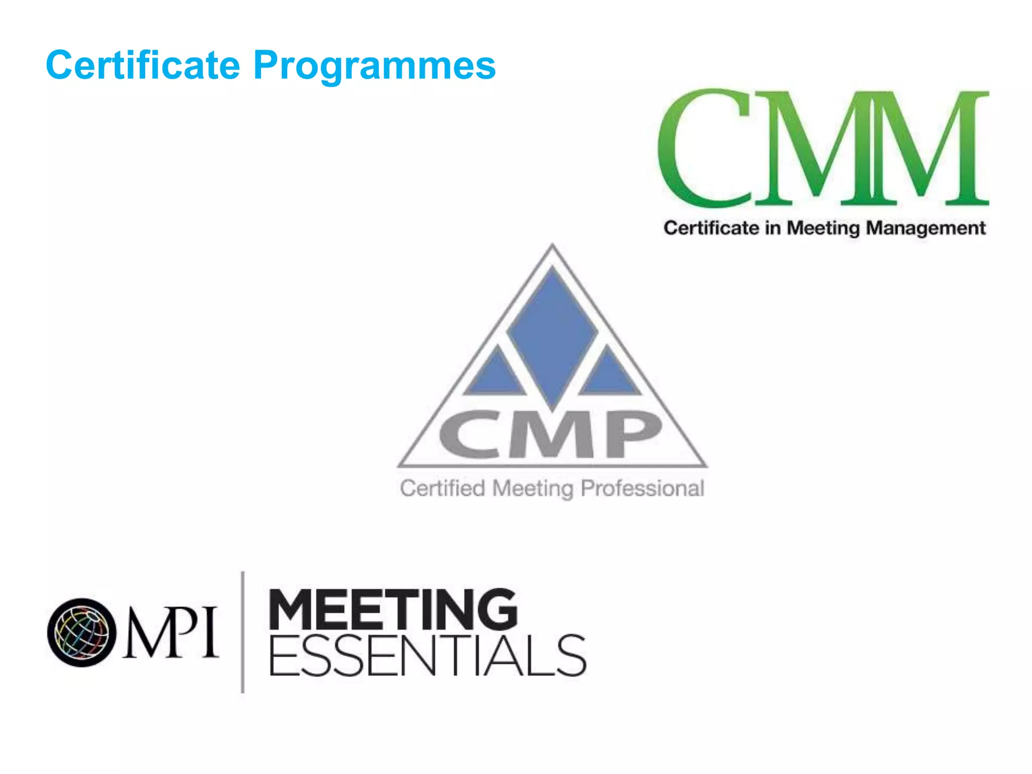Certificate Programmes
 