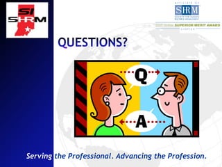 Serving the Professional. Advancing the Profession.
 