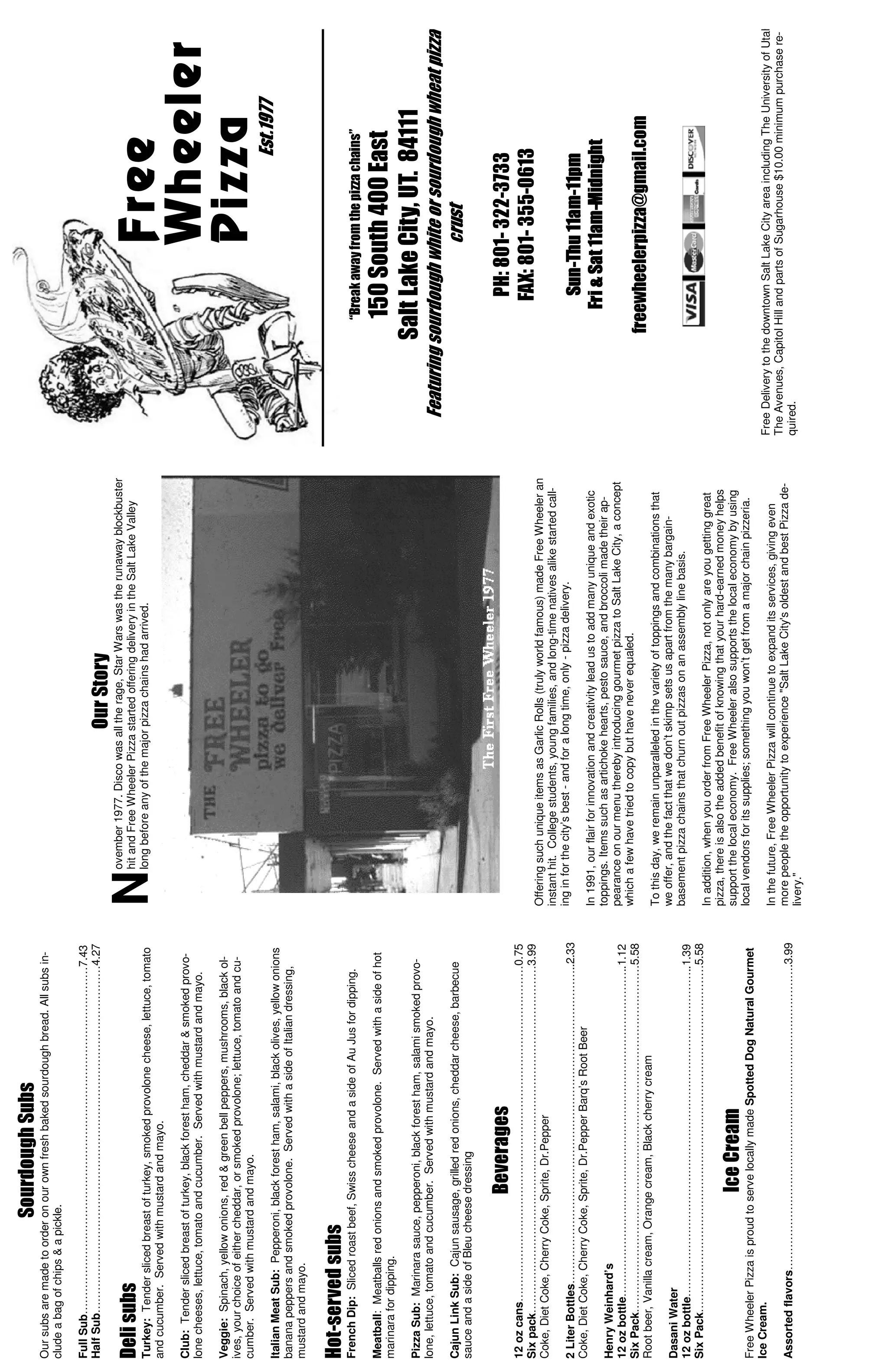 Free Wheeler Menu | PDF