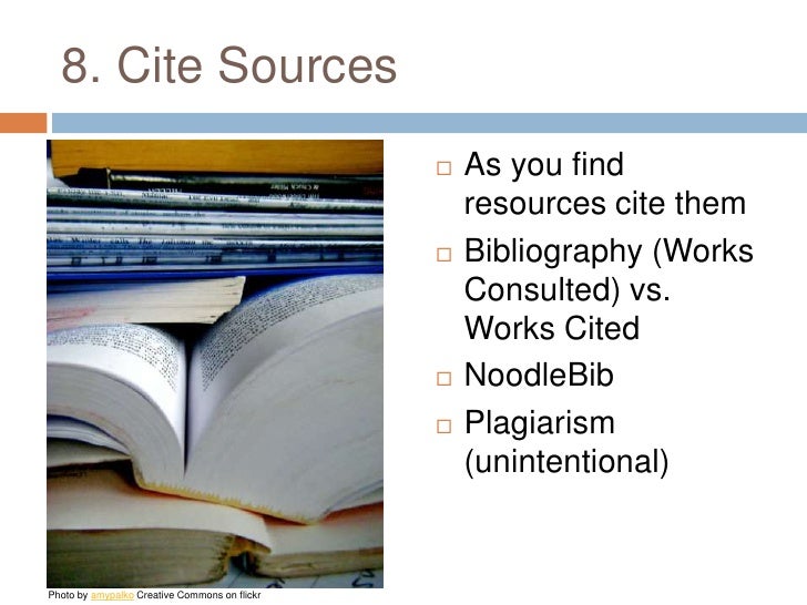 new methods in research works consulted vs works cited